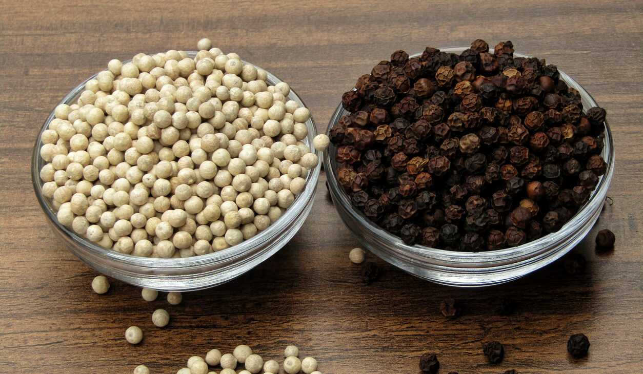 Black And White Pepper From Rich Soils